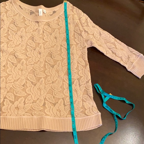 Anthropologie Rose appliqué shirt - Picture 5 of 6